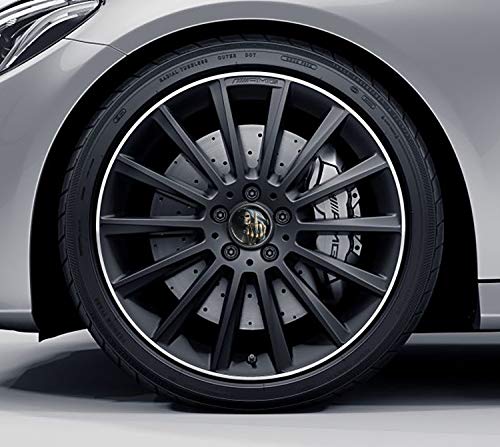 Set of 4 x 75mm Wheel Centre Caps Compatible with Mercedes Benz B66470207 / B66470200 Black CM 25