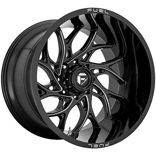 FUEL OFF-ROAD D741 RUNNER 22X10, 8X170, 4.79, -18mm GLOSS BLACK MILLED - D74122001747 - color: GLOSS BLACK MILLED, size: 22X10,8X170,-18mm