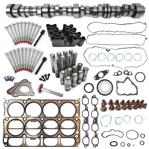 L83 AFM DOD 5.3 Camshaft Kit with Head Gasket Set, Fit for 2014-2018 Chevrolet Silverado Suburban Tahoe GMC Sierra Yukon Gen V #12499225 ES73121 - color: L83 5.3L AFM Camshaft Basic Kit