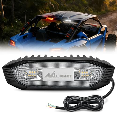 Nilight UTV LED Chase Brake Light Universal 1.75"-2.0" Roll Bar Mount - color: UTV LED Chase Brake Light 1PCS