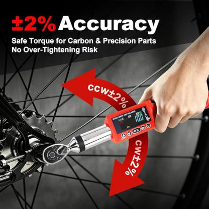 Hairich 1/4 Inch Drive Digital Torque Wrench 1.5-30N.M - size: Digital 1/4inch 1.5-30NM