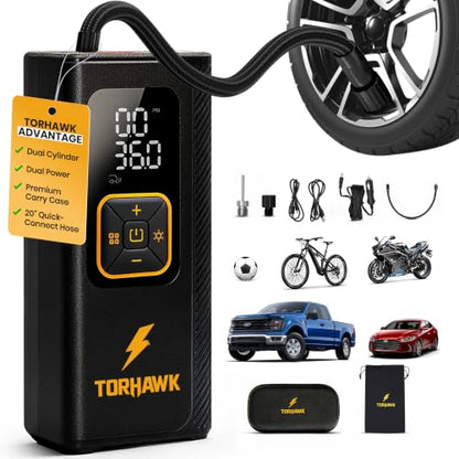 Portable Tire Inflator for Car, Air Pump for Car Tires