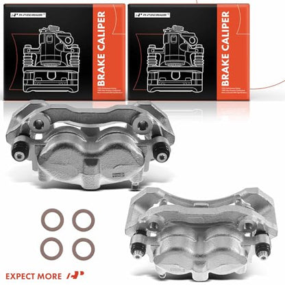 A-Premium Front Disc Brake Caliper with Bracket - style: with 7700 lb GVW Left and Right