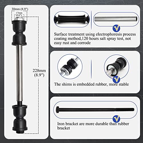 K80631 Front Stabilizer Sway Bar End Links for Chevy GMC Cadillac K700539 - size: K80631