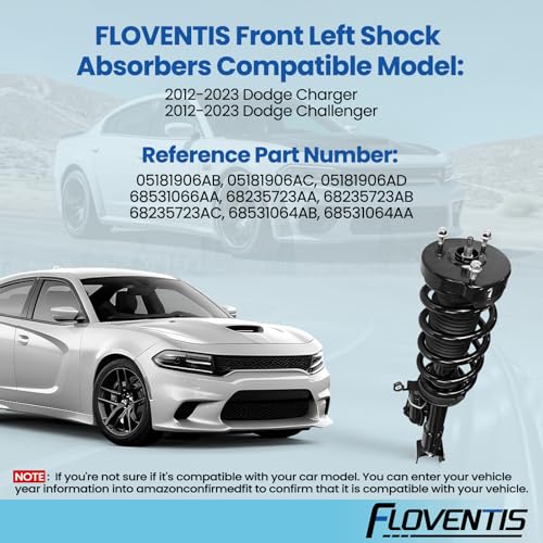 Shock Absorber Assembly for Dodge Challenger Car 2S2402 - size: Front Left