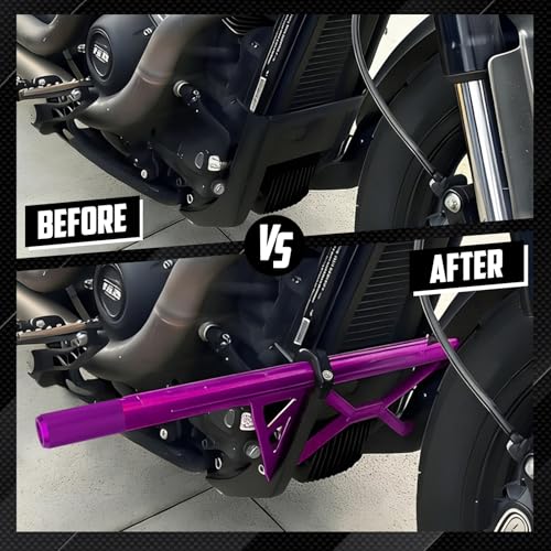 Engine Guard Crash Bar for Harley Softail 18-25 Purple - color: Purple