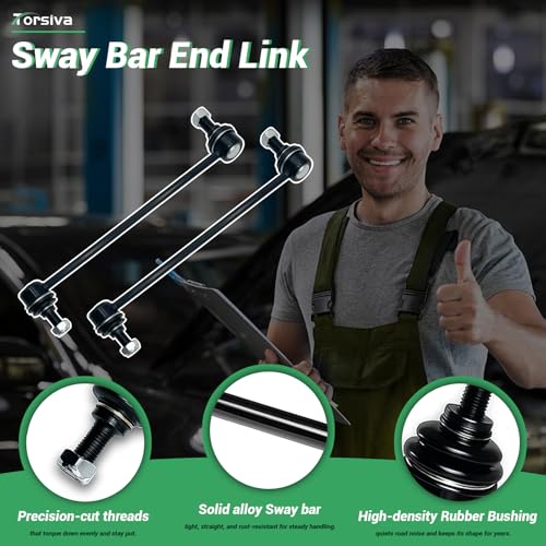 2PCS Front Stabilizer Sway Bar End Links for Lexus 1997 1998 1999 2000 2001 ES300, 1999-2002 2003 RX300, for Toyota 1997-2004 Avalon, 1997-2001 Camry, 1999-2003 Solara ‎‎K90311 K90312 - size: K90311 K90312