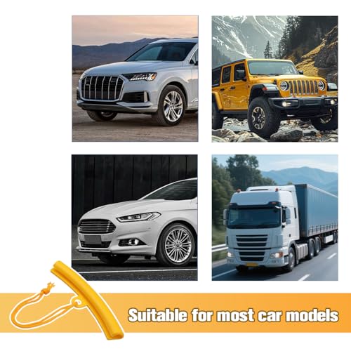 5PCS Car Tire Changing Rim Protector, Vehicle Fixing Wheel Changer Guard Edge Saver, Auto Tyre Changing Hub Rim Protective Cover, Universal for Sedan Truck Motorcycle (Yellow) - color: Yellow