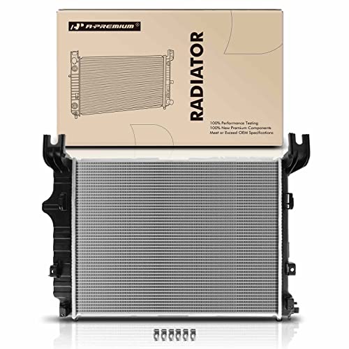 A-Premium Engine Coolant Radiator Assembly with Transmission Oil Cooler