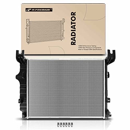 A-Premium Engine Coolant Radiator Assembly with Transmission Oil Cooler