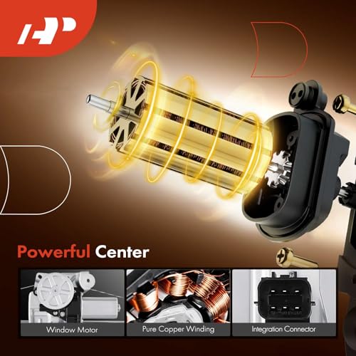 A-Premium Front Passenger Side Power Window Regulator with Motor (6-Pin) - style: Front Passenger Side (RH)