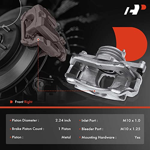 A-Premium Disc Brake Caliper with Bracket Compatible with Honda and Acura - style: #19-B2585