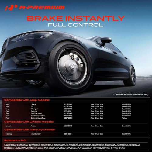 A-Premium Rear Left Driver Disc Brake Caliper without Bracket - style: Rear Driver Side