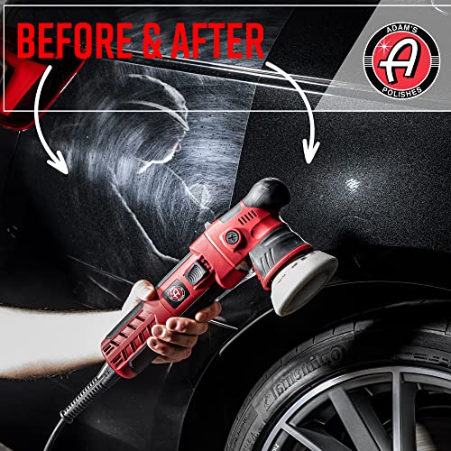 Adam's Polishes SK Pro 12mm Car Polisher Kit (10 Item) - Professional Dual Action Polisher for Car Detailing - Paint Correction, Waxer Buffer DA Polisher - Variable Speed Car Polisher System - size: Polishing Kit (10 Items)