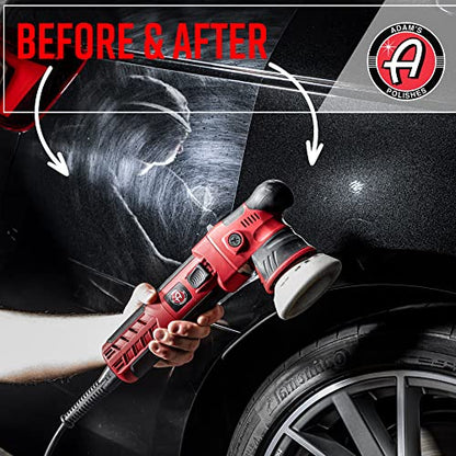 Adam's Polishes SK Pro 12mm Car Polisher Kit (10 Item) - Professional Dual Action Polisher for Car Detailing - Paint Correction, Waxer Buffer DA Polisher - Variable Speed Car Polisher System - size: Polishing Kit (10 Items)
