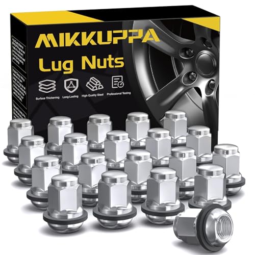MIKKUPPA M12x1.5 Lug Nuts 20PCS, Replacement for Honda OEM Factory Wheels - color: Chrome, size: M12x1.25 (Radius Seat)