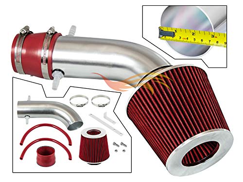 Short Ram Intake Kit for 02-03 TL Type-S/01-03 CL Type-S 3.2L V6 (Red) - color: Red