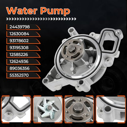 2.4 Timing Chain Kit w/Water Pump Fit For Chevy Equinox, Replaces# 94201S - size: 12621505
