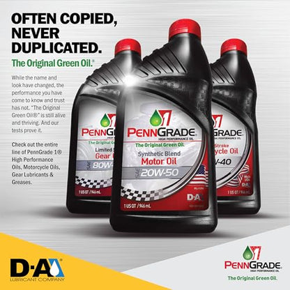 Penn Grade 1, 77296, Classic Multi-Purpose GL-4 Gear Oil SAE 80W-90, 1 Quart (2 Pack)