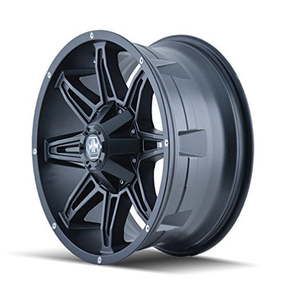 Mayhem Rampage 8090 Wheel with Matte Black Finish (17x9"/10x114.3mm)