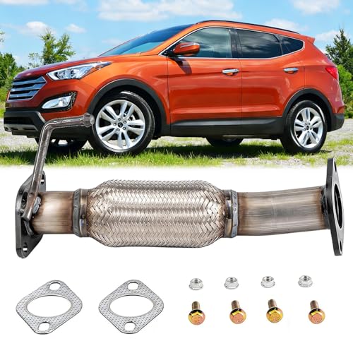 409 Stainless Steel Front Exhaust Flex Pipe For Sorento 2.4L 52598 - size: for 14-15 Sorento/13-16 Santa Fe Sport