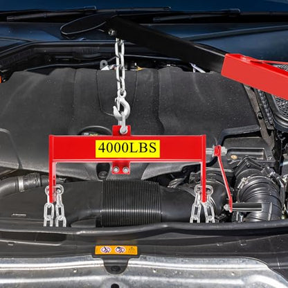 2 Ton Folding Hydraulic Engine Hoist with Load Leveler