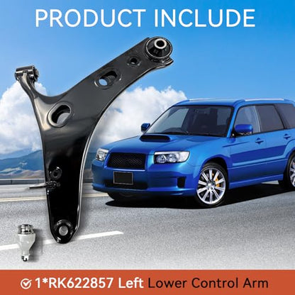 RK622857 Front Left Lower Control Arm Assembly Fits for 14-18 Subaru - size: Left Side