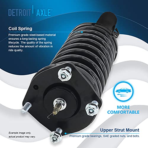 Detroit Axle - Front Strut Kit Replacement for 05-2010 Jeep Grand Cherokee - size: 4QS2400008/Sway Kit