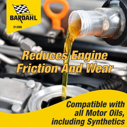 Bardahl Engine Protection Motor Oil Additive Zinc ZDDP High Mileage 12 oz