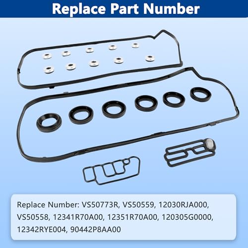 Engine Valve Cover Gasket Set,Solenoid Valve Gasket for Honda,VS50773R