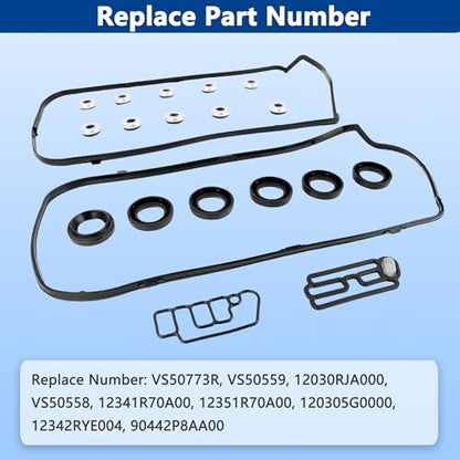 Engine Valve Cover Gasket Set,Solenoid Valve Gasket for Honda,VS50773R