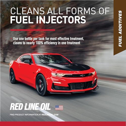 Red Line 60102 SI-1 Complete Fuel System Cleaner, Cleans and Prevents Corrosion in Fuel Systems, Cleans Injectors, Carburetors, Valve and Combustion Chamber Deposits - (1 Pack - 4 oz) - size: 4 Fl Oz (Pack of 1)