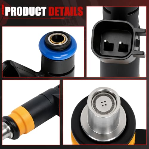 05037479AA Fuel Injector Set of 8 Compatible with 2011-2018 Ram 1500 5.7L - color: RP-FI05901