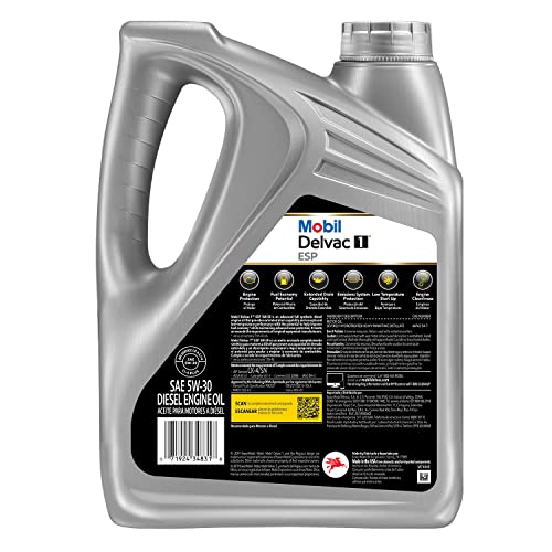 Mobil Delvac 1 Advanced Full Synthetic Diesel Engine Oil 5W-30, 1 Gal
