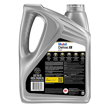 Mobil Delvac 1 Advanced Full Synthetic Diesel Engine Oil 5W-30, 1 Gal