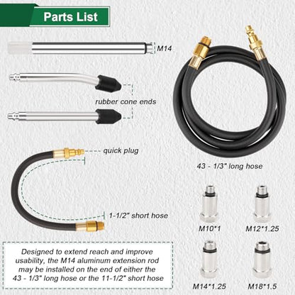 Marvelity Cylinder Leak Down Tester Kit, Dual Gauge for Gasoline Engines