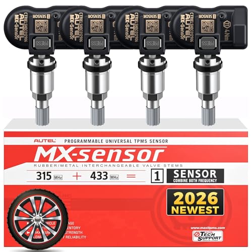 Autel TPMS 센서 4개 세트, 315/ 433Mhz 2in1 MX 센서 OE 품질