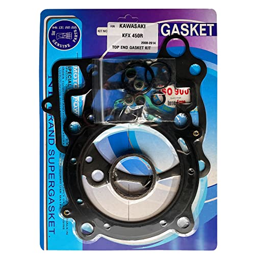 Full Engine Rebuild Gasket Kit, Compatible with Kawasaki KFX 450R, Top End Cylinder Head and Conversion Sealing Set