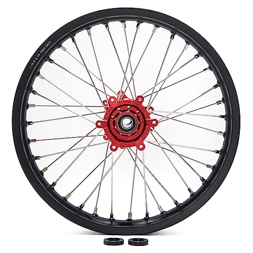 TOFR 18"x2.15" CNC Rear Wheel for Sur ron Surron Ultra Bee Rim Hub - color: Red, size: N/A Front 18" Rear