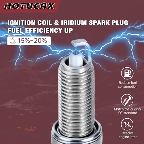 UF747 Ignition Coils & Spark Plugs Tune Up Kit, 4 Pack - size: UF747 & Spark Plugs
