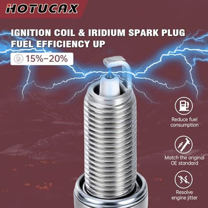 UF747 Ignition Coils & Spark Plugs Tune Up Kit, 4 Pack - size: UF747 & Spark Plugs