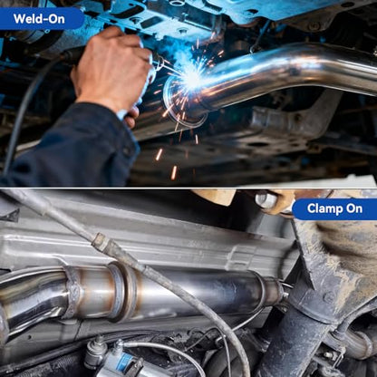 3" Performance Muffler Stainless Steel Straight-Through - size: 3in