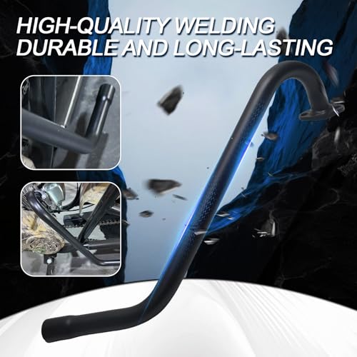 212cc Long Exhaust Pipe for Predator 224cc GX200 Mini Bike Go Kart Parts - size: Long without Muffler