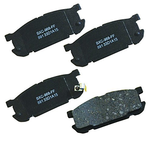 Bendix Premium SBC891 Ceramic Rear Brake Pads for Mazda Miata 2005-2001 - style: SBC891