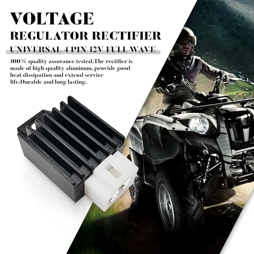 Voltage Regulator Rectifier 4 Pin 12V Full Wave for GY6 CG 50cc 125cc 150cc