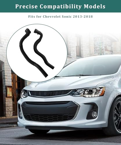 96958206 95492002 Heater Inlet &Outlet Hose Fits for Chevrolet Sonic 2013-2018, With Hose Connector, Replaces 95089363,95089364