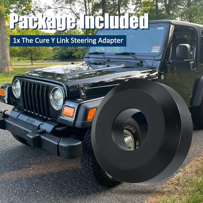 The Cure Steering Adapter For Jeep Wrangler(CJ, YJ, TJ, XJ) with Tie Rod End