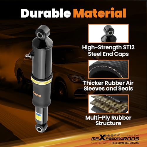 maXpeedingrods Adjustable Air Ride Suspension Compressor Kit for Harley