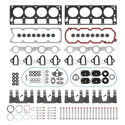 5.3 NON AFM DOD Kit with Camshaft, Lifters, Head Gasket Set, Valley Cover Plate & Oil Pump, Fit for 2007-2013 Chevy Silverado 1500/Tahoe, GMC Sierra/Yukon 5.3L V8 Engine - color: NON AFM Kit w/ Oil Pump & Valley Cover