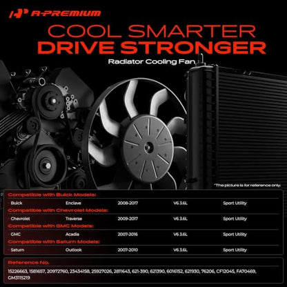 A-Premium Engine Radiator Cooling Fan Assembly